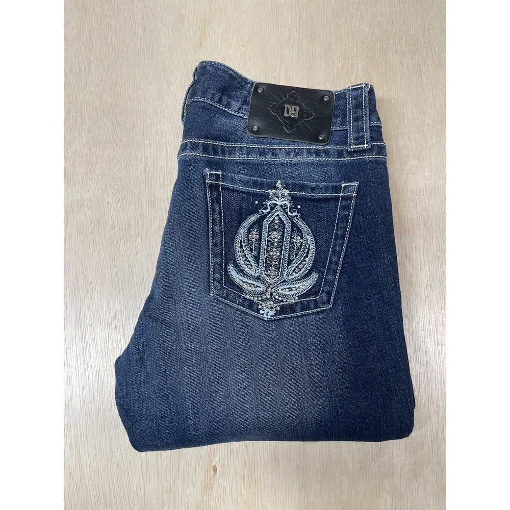 D9 Jeans Womens 30 Blue Dark Wash Etta Skinny Jeans 32x31‎